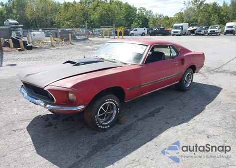 1969 Ford Mustang из США, поврежденный, VIN 9T02H195075